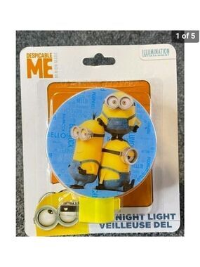 DESPICABLE Me Minion LED Nightlight New in Package Gru and his Minions